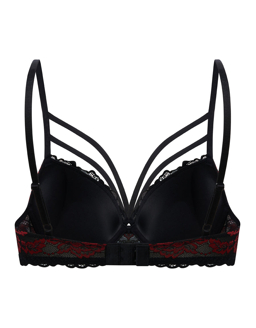 Lace Double Push-Up Plunge Bra