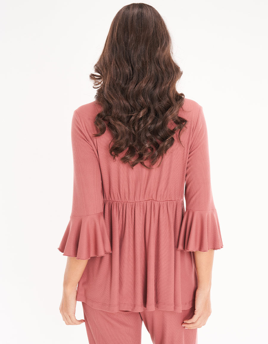 Ribbed Pajama Set