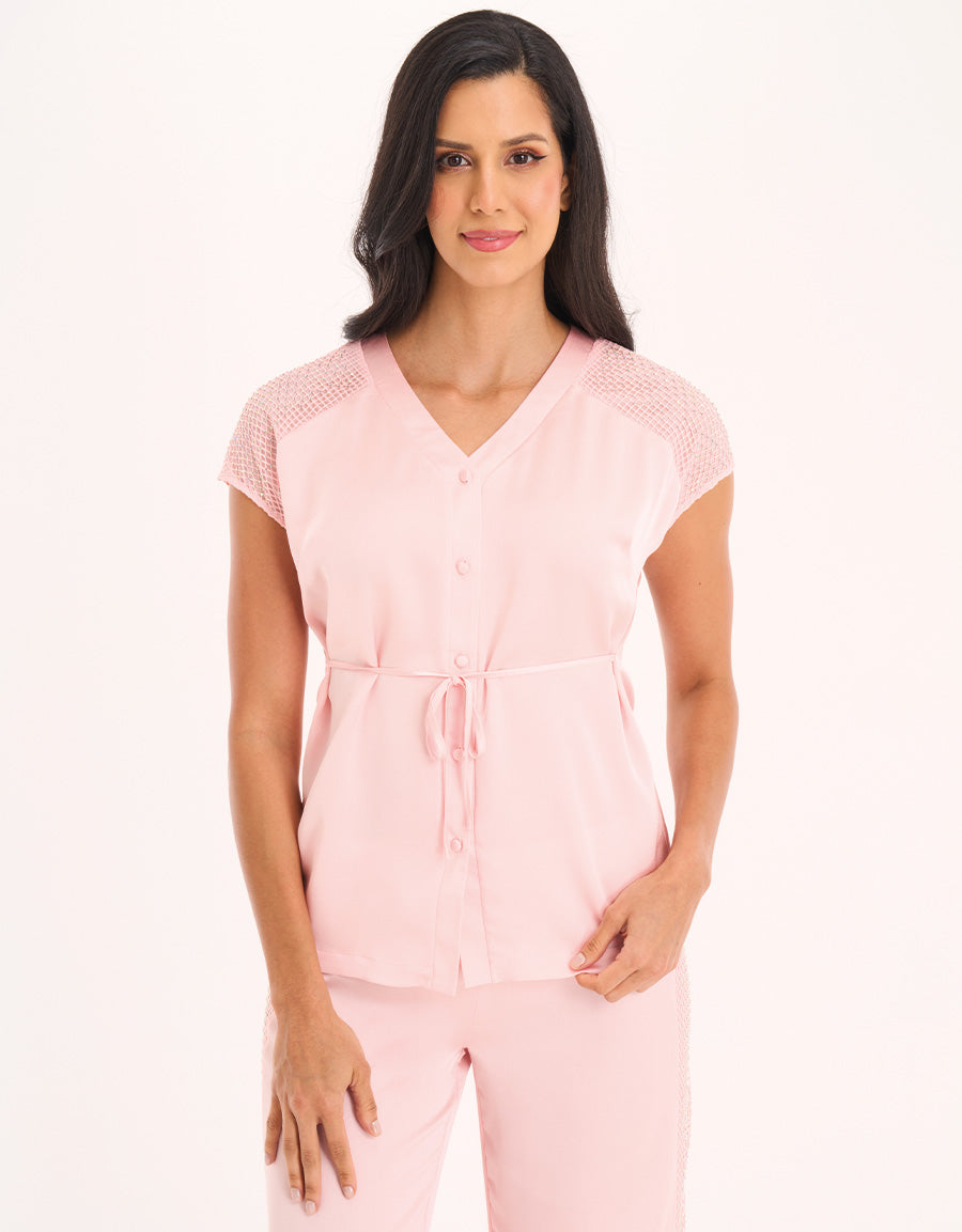 Satin Pajama Set