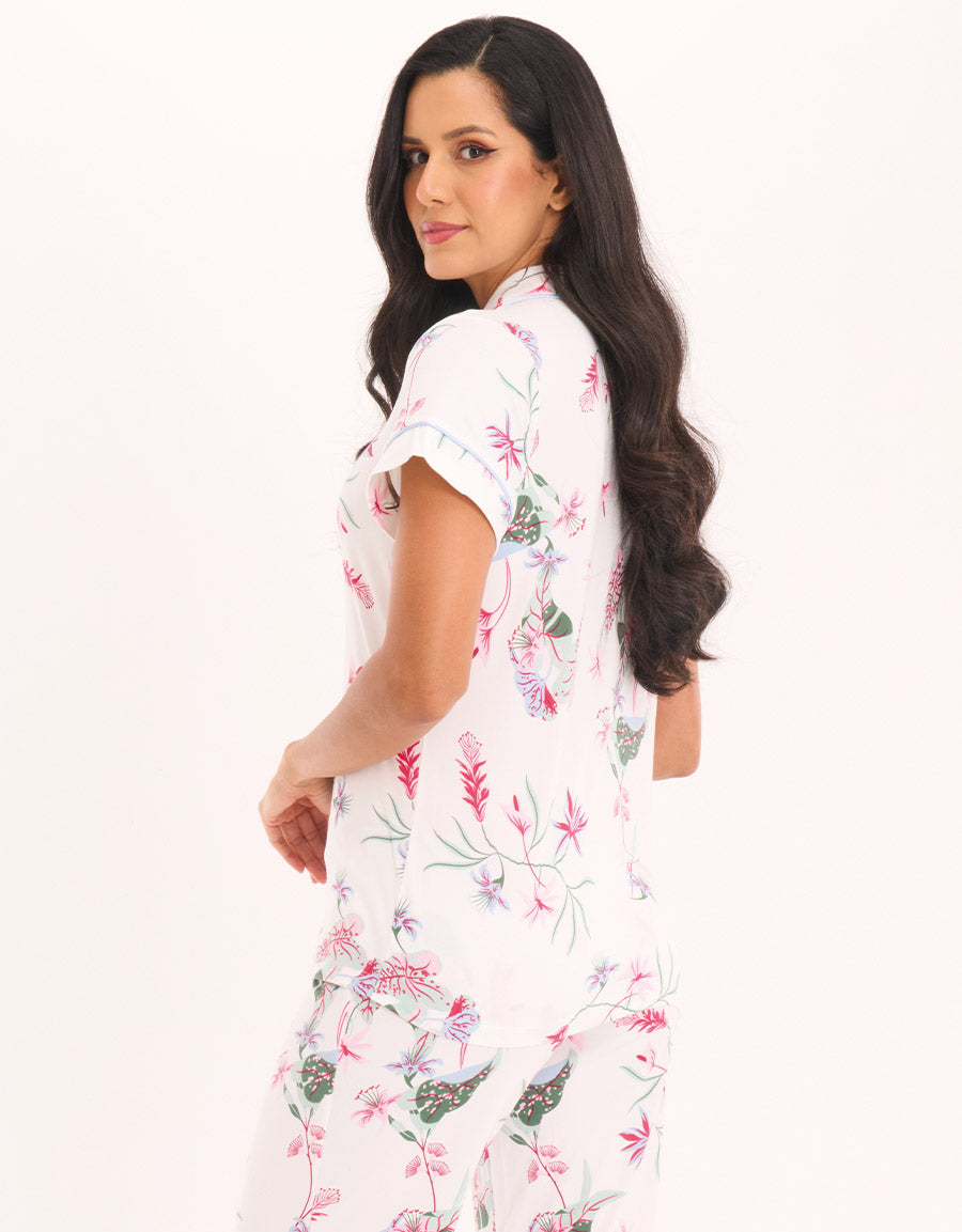White Pajama Set
