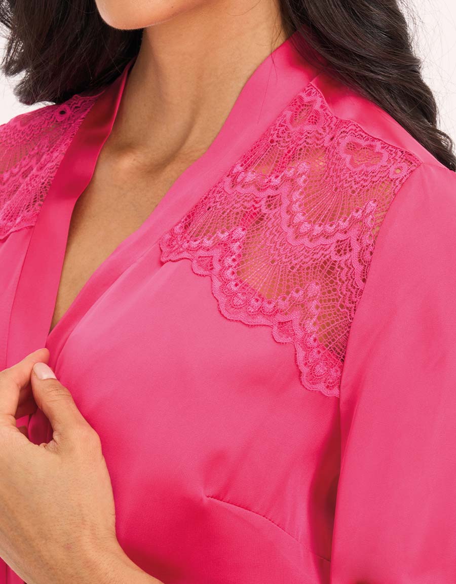 Satin Short Robe