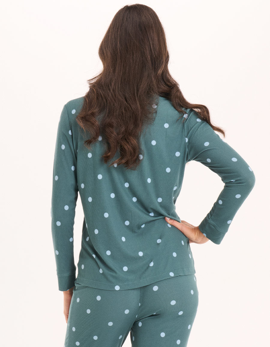 Ribbed Pajama Set