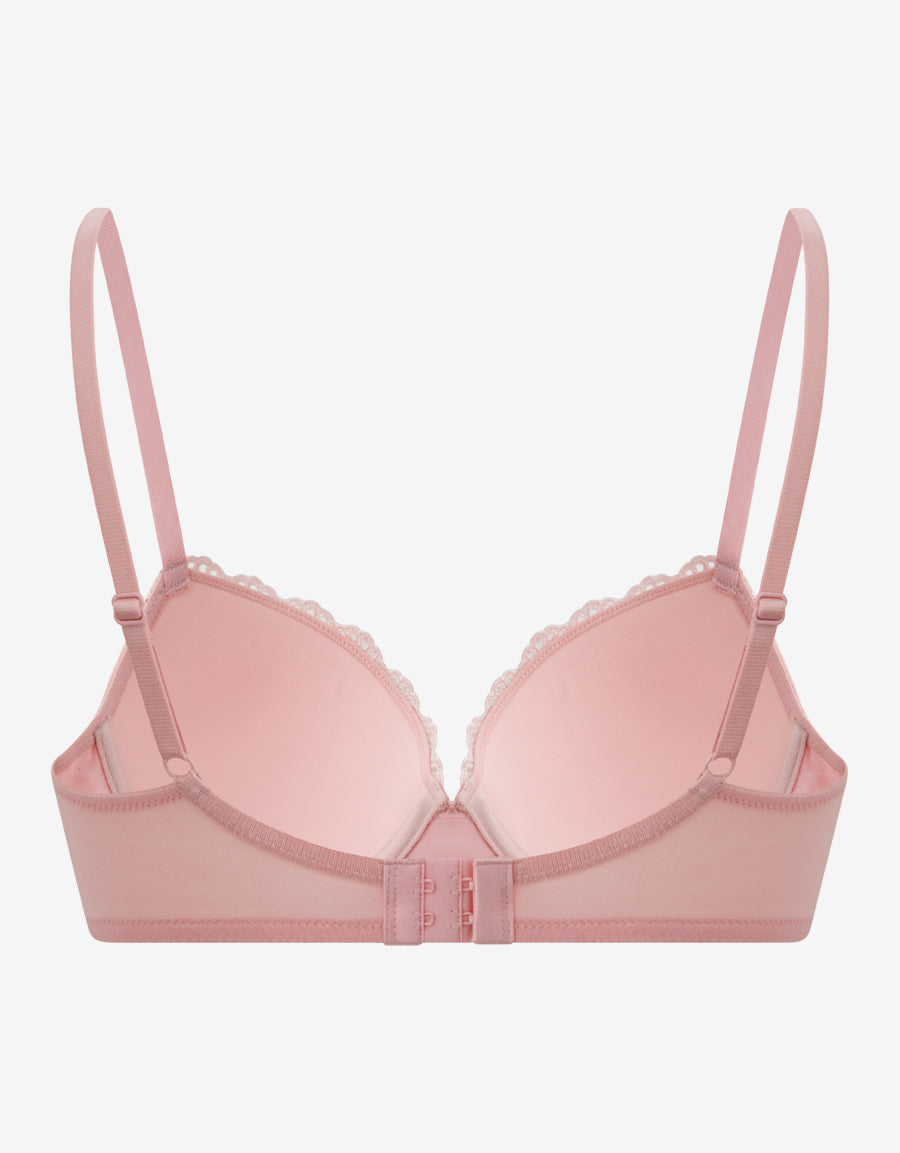 Cotton Plunge Bra