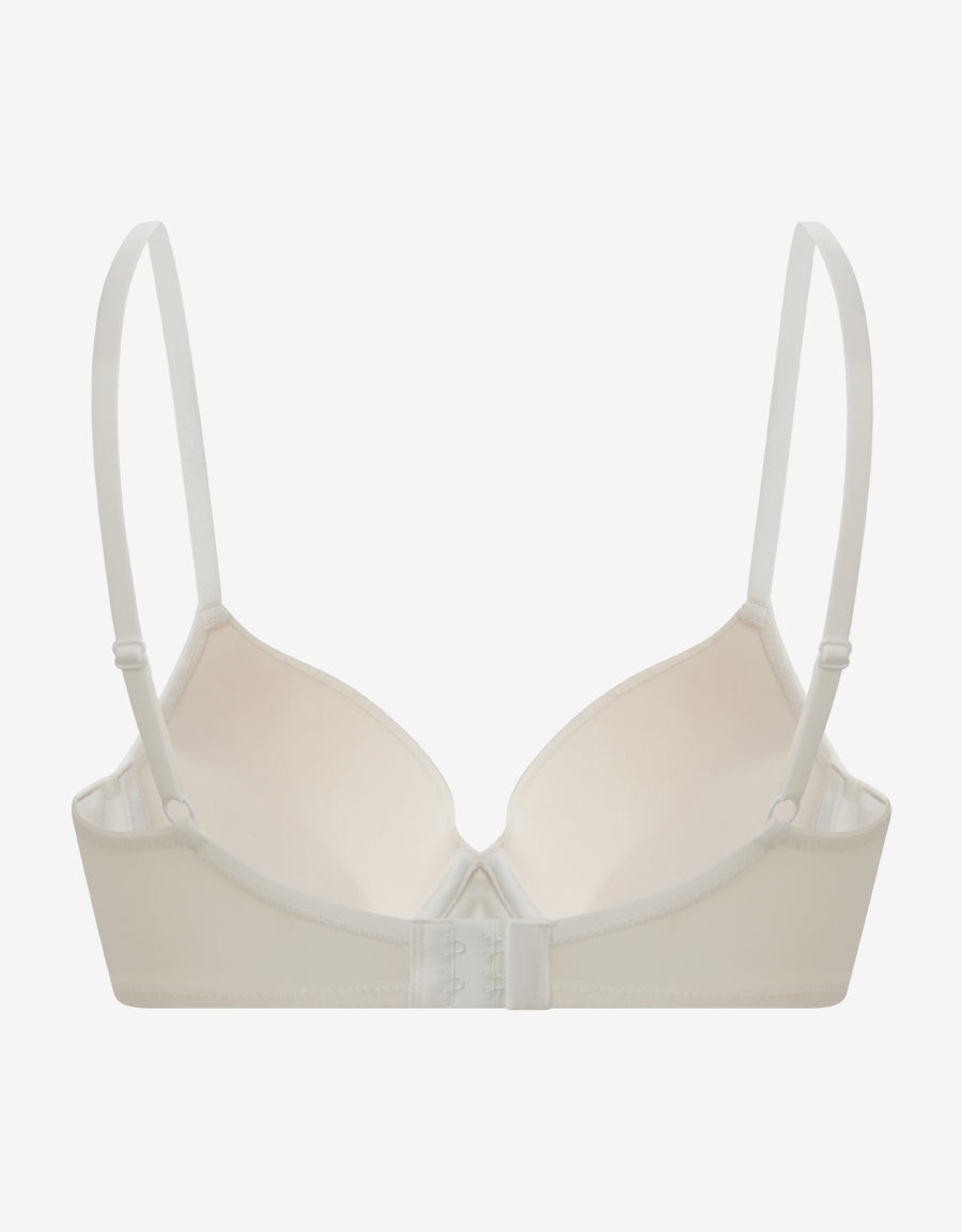 Satin Push-Up Balconette Bra