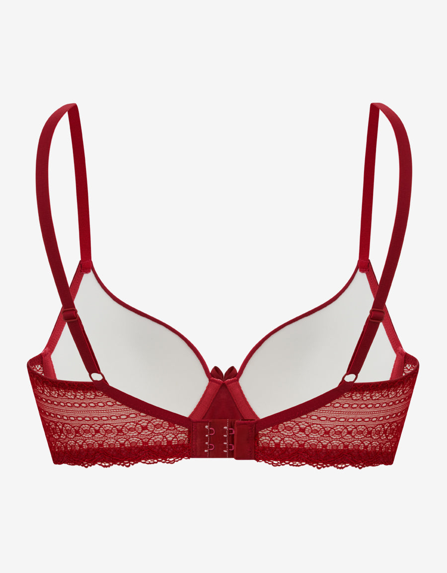 Cotton Plunge Bra