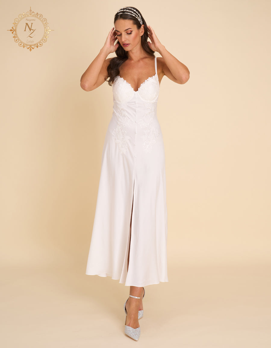 Satin Long Dress