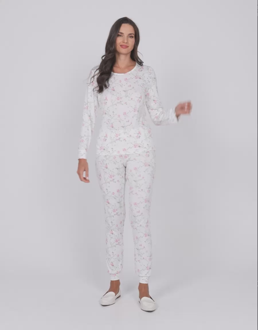 White Jogger Set