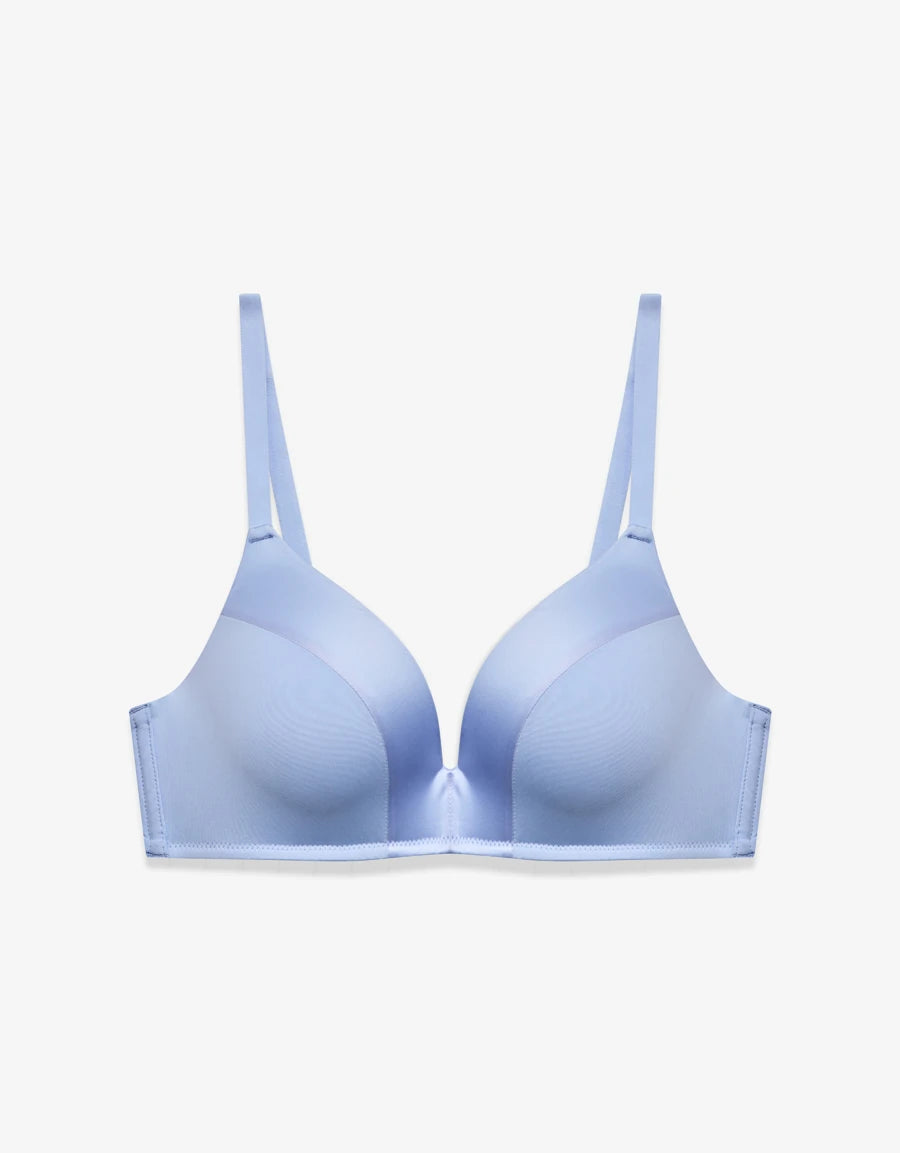Smooth Microfiber Push-Up Plunge Bra