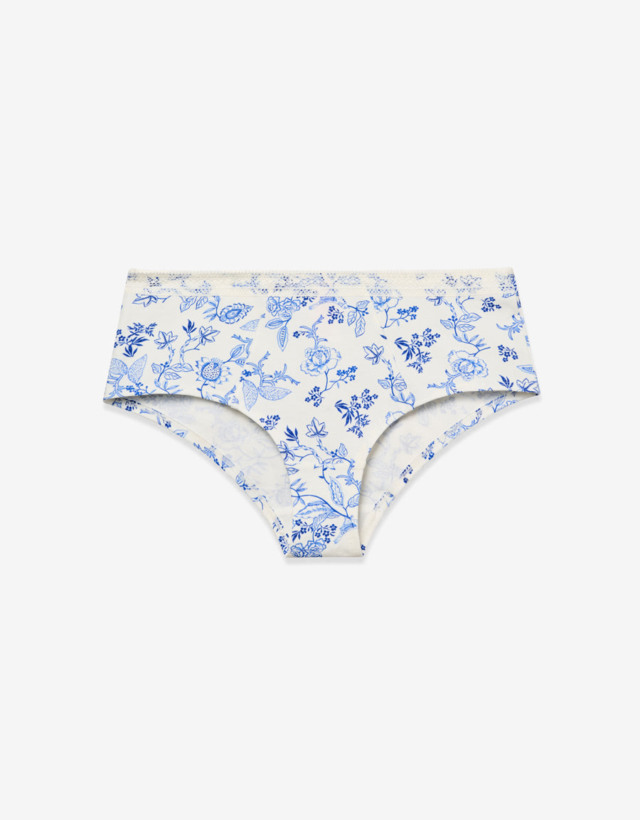 Cotton Boxer Panty in White