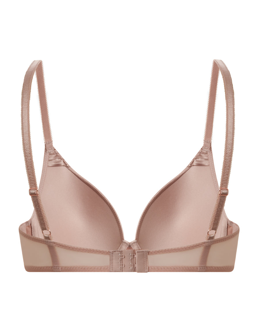 LUXE PLEATED PLUNGE BRA