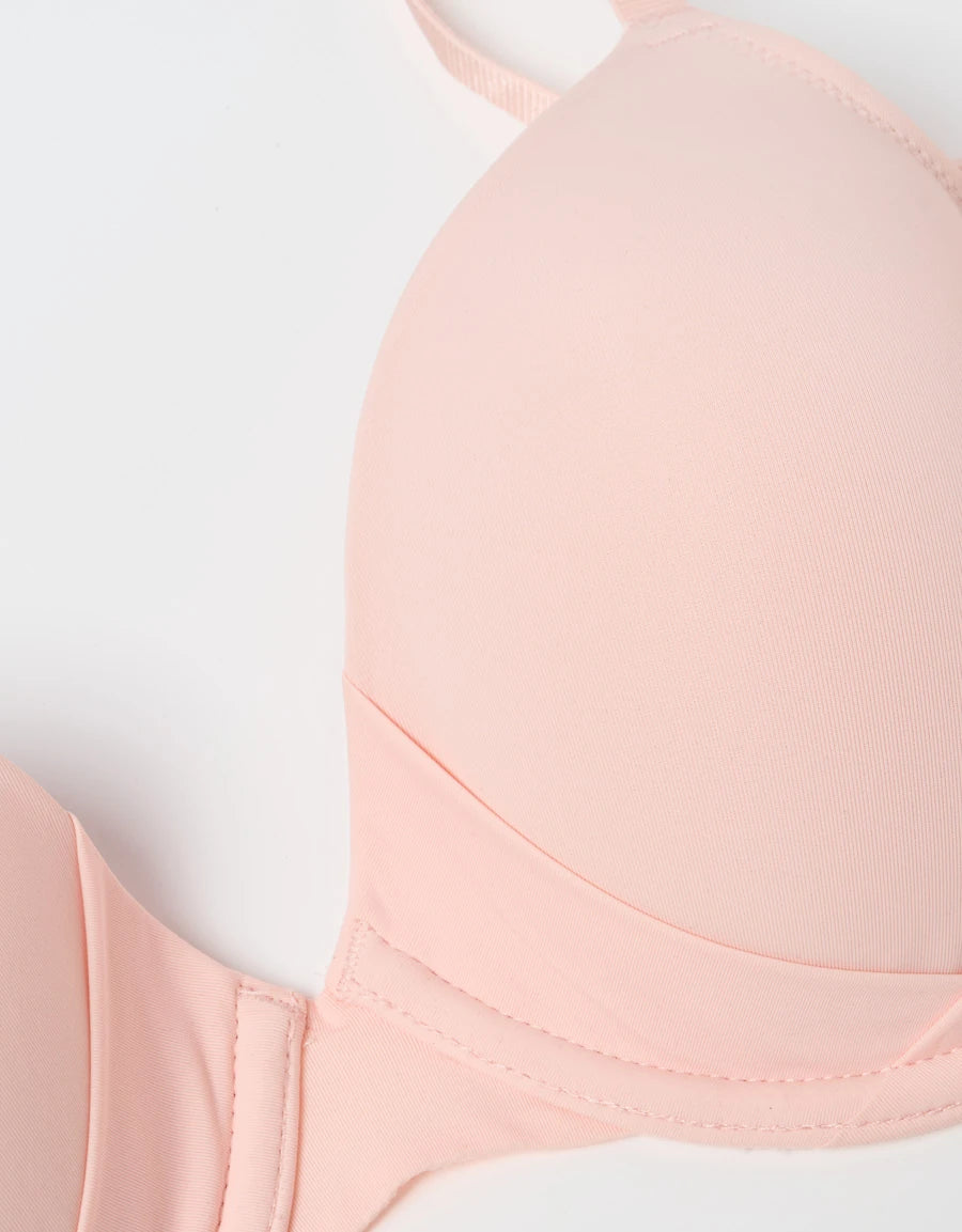 Smooth Microfiber Padded Plunge Bra