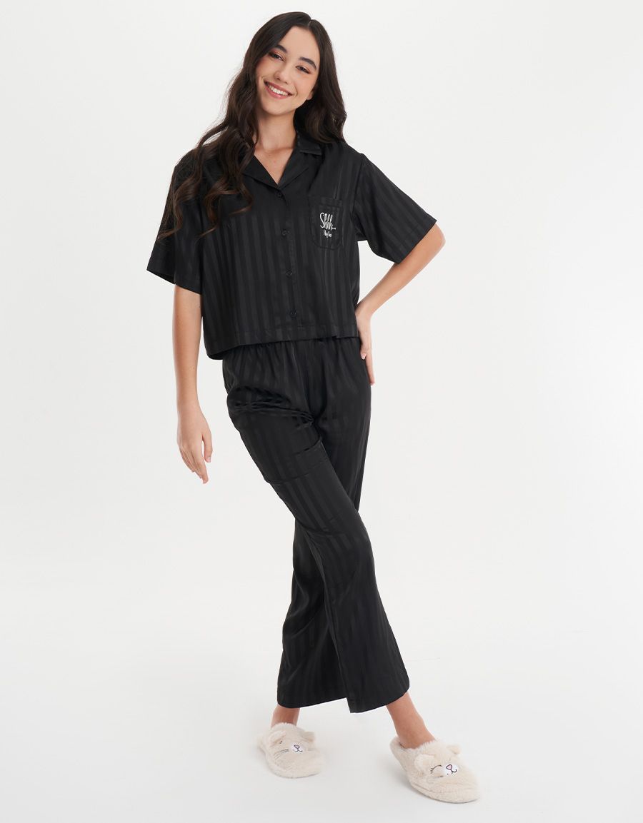 Satin Pajama Set
