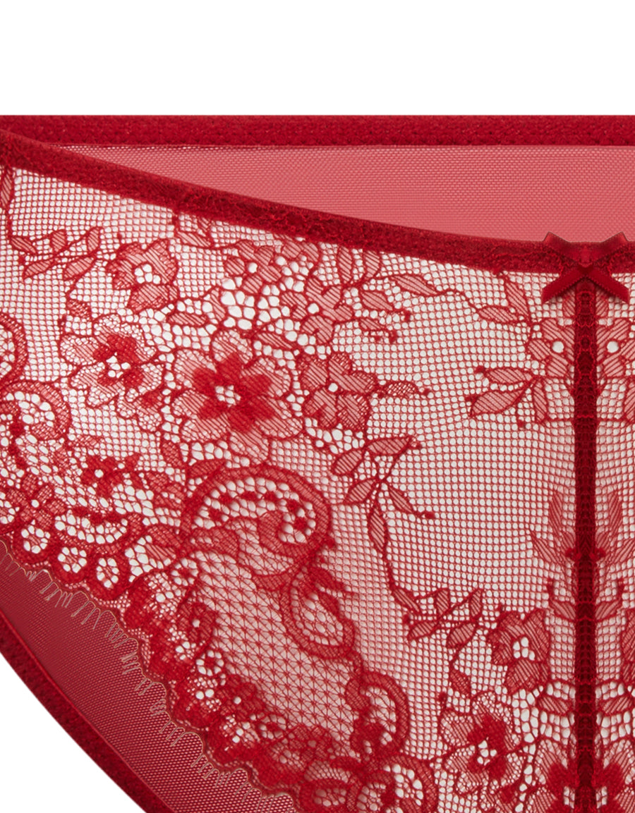 Red Lace Brazilian