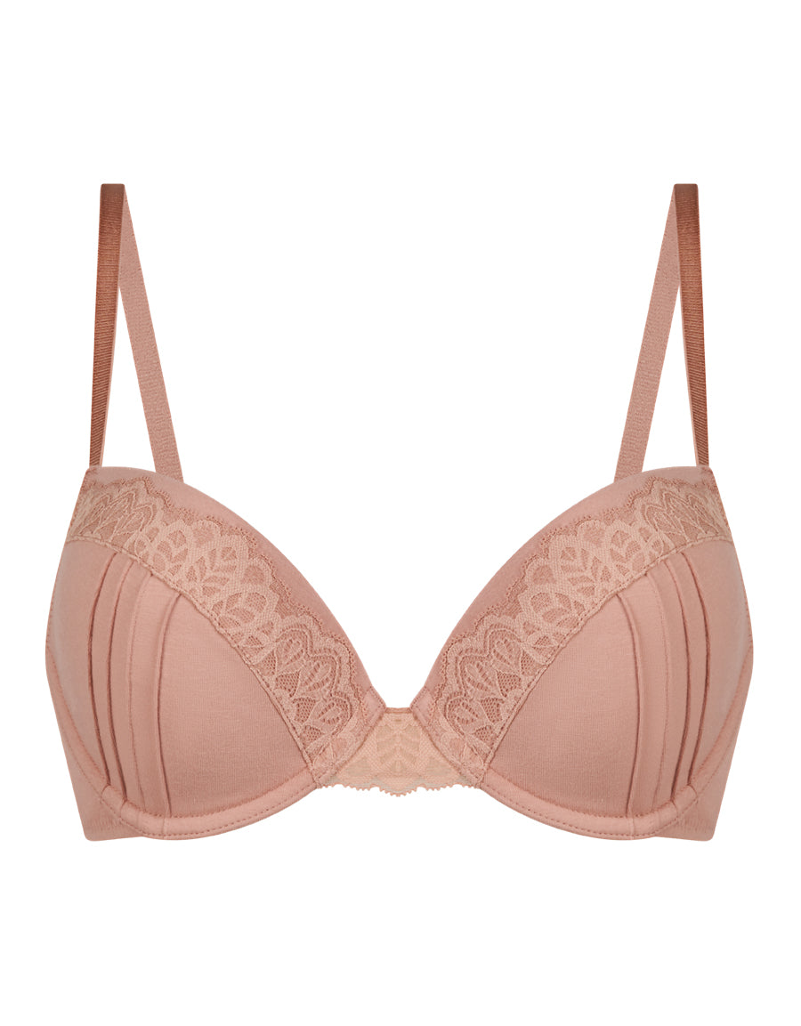 COTTON 1 PLUNGE BRA