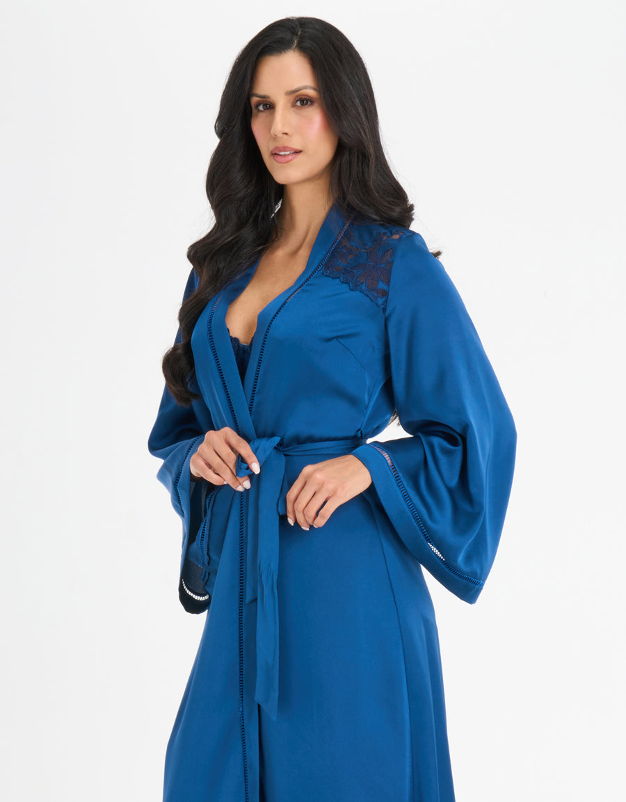 Satin Long Robe