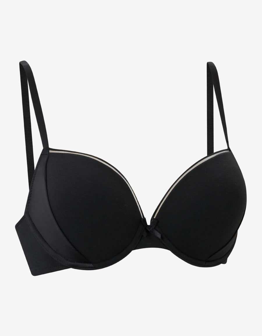Cotton Plunge Bra