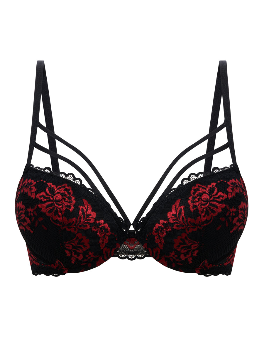 Lace Double Push-Up Plunge Bra