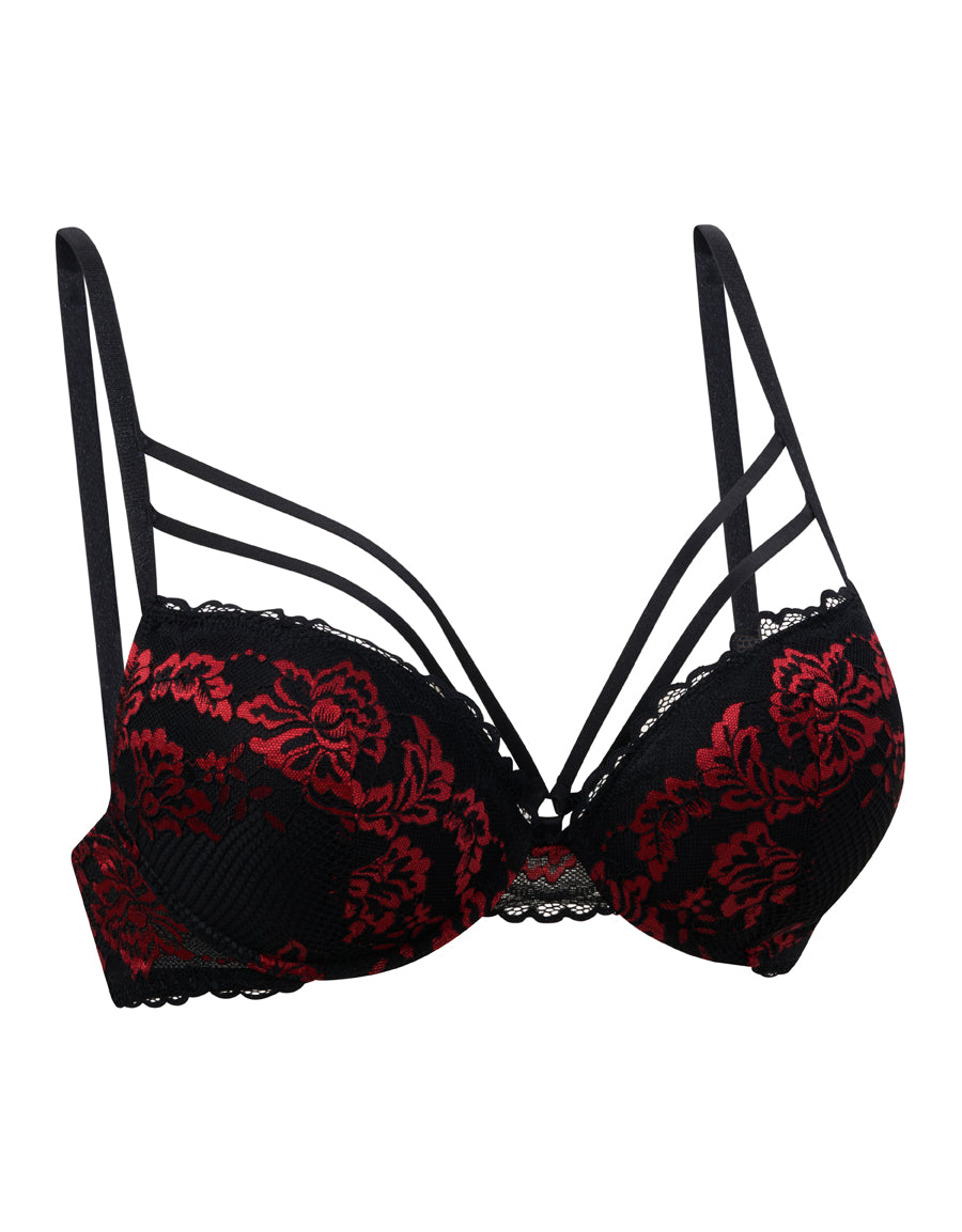 Lace Double Push-Up Plunge Bra