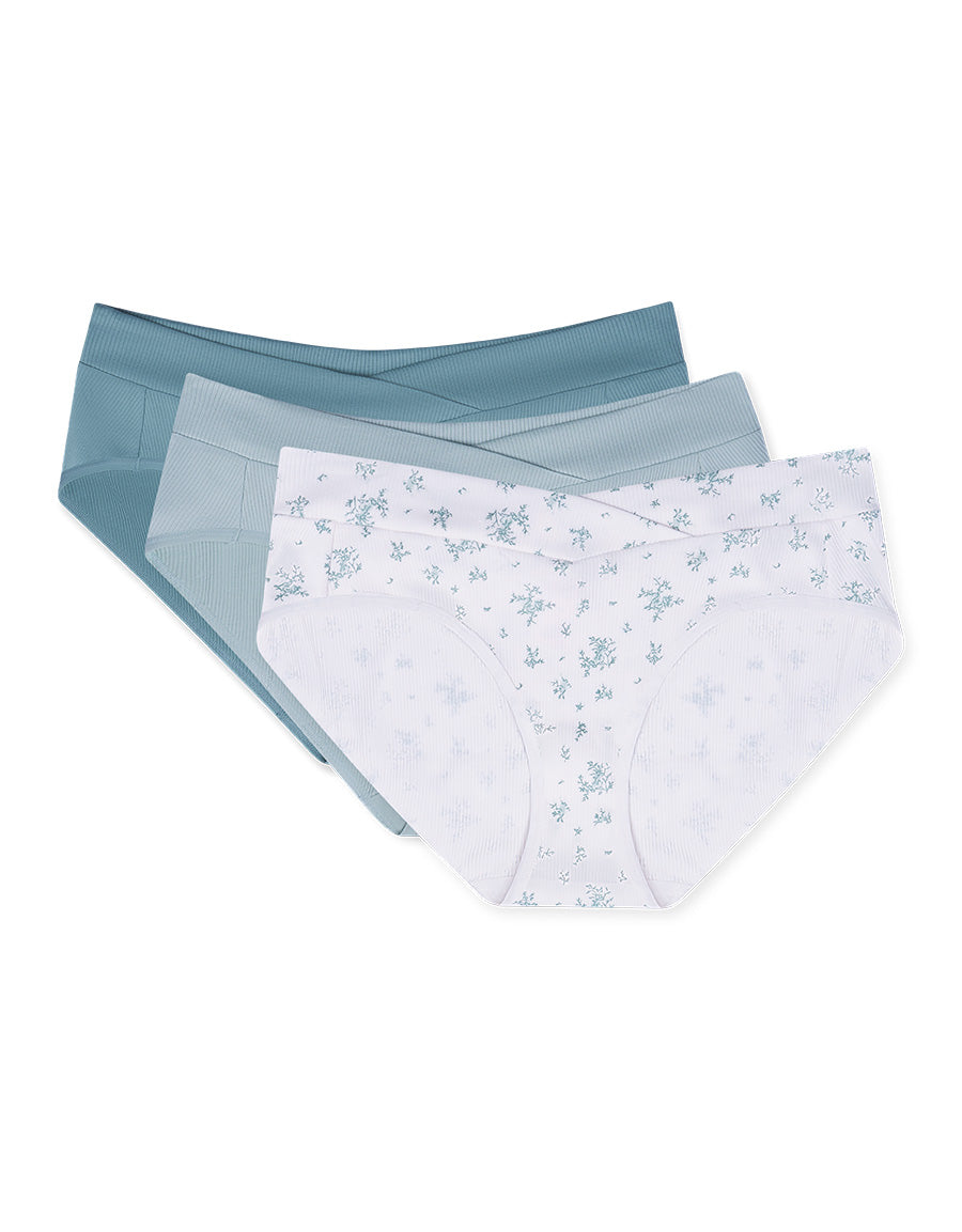 Ribbed Pack Of 3 Low Waist Brief