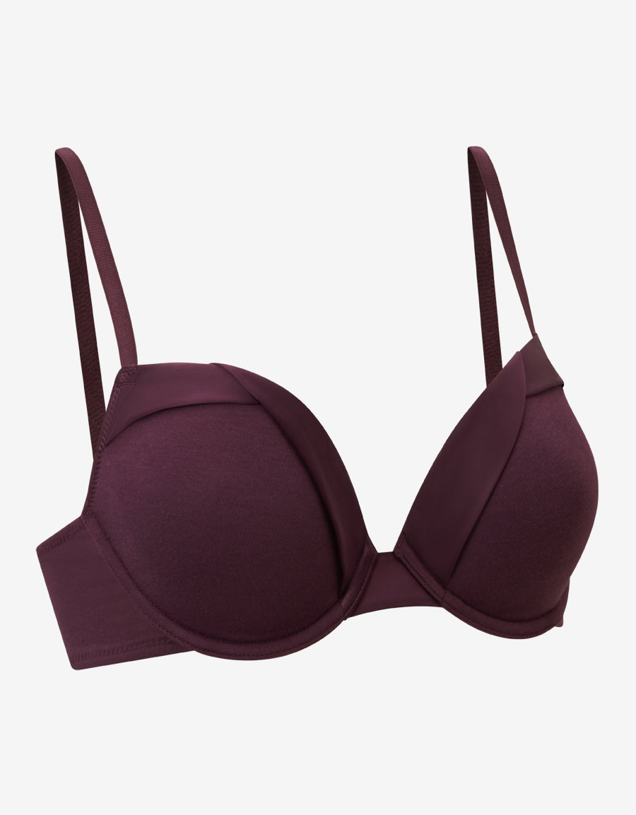Cotton Plunge Bra