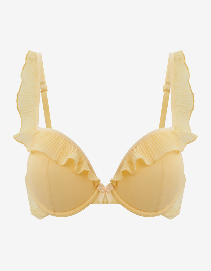Chiffon Plunge Bra