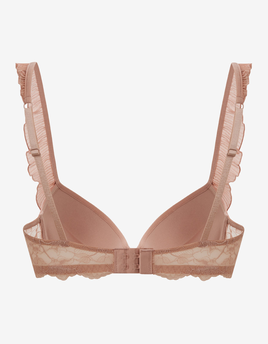 Chiffon Plunge Bra