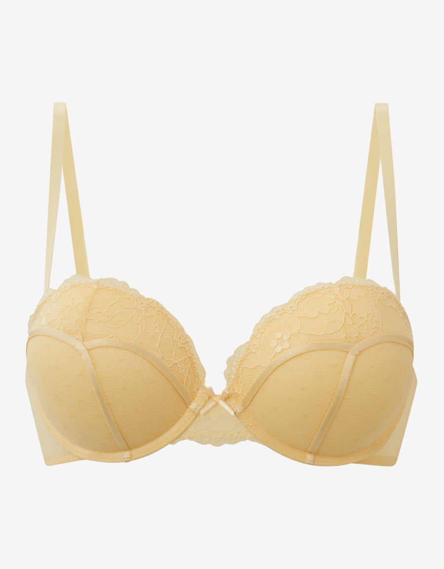 Yellow Double Push-Up Multiway Bra
