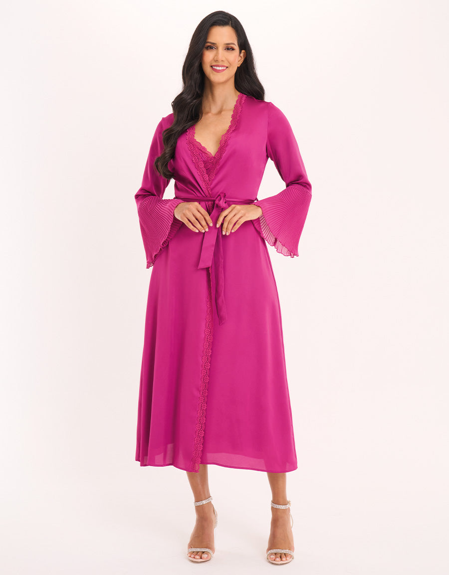 Fuchsia Long Robe