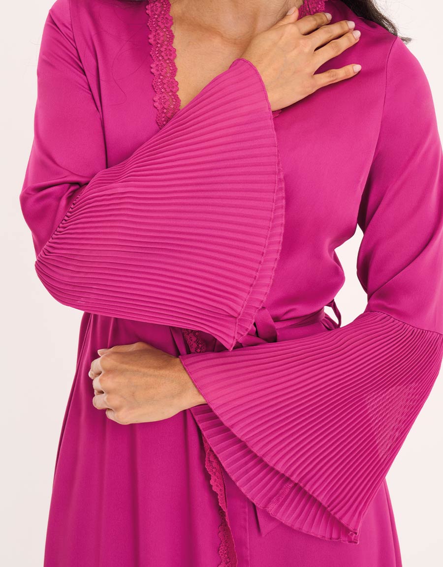 Fuchsia Long Robe