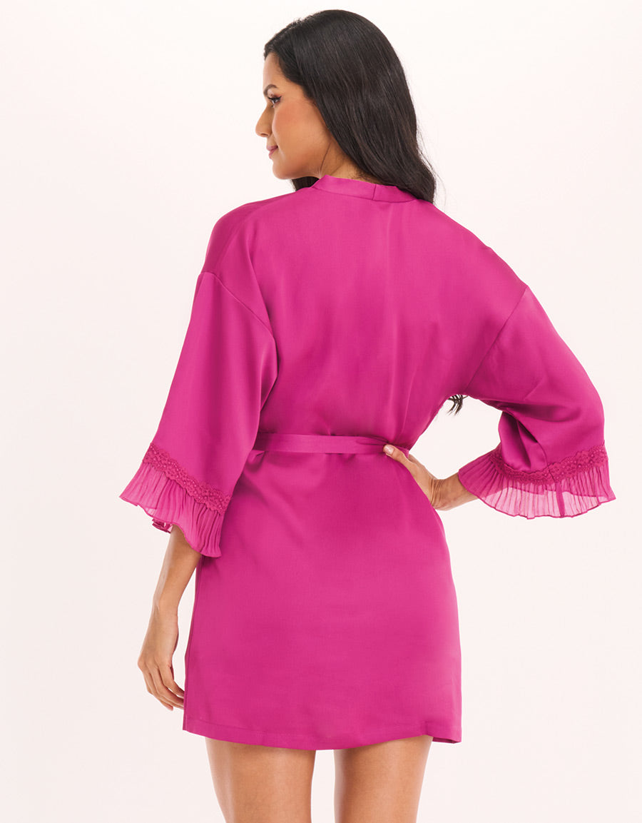 Satin Short Dress Set
