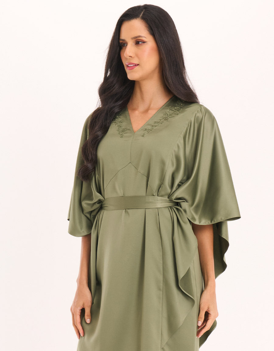 Floral Satin Daydress
