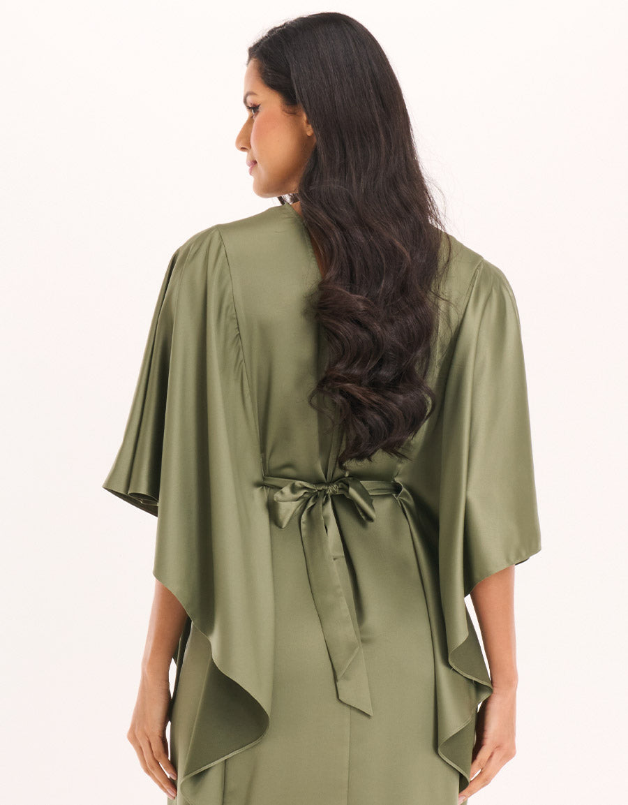 Floral Satin Daydress