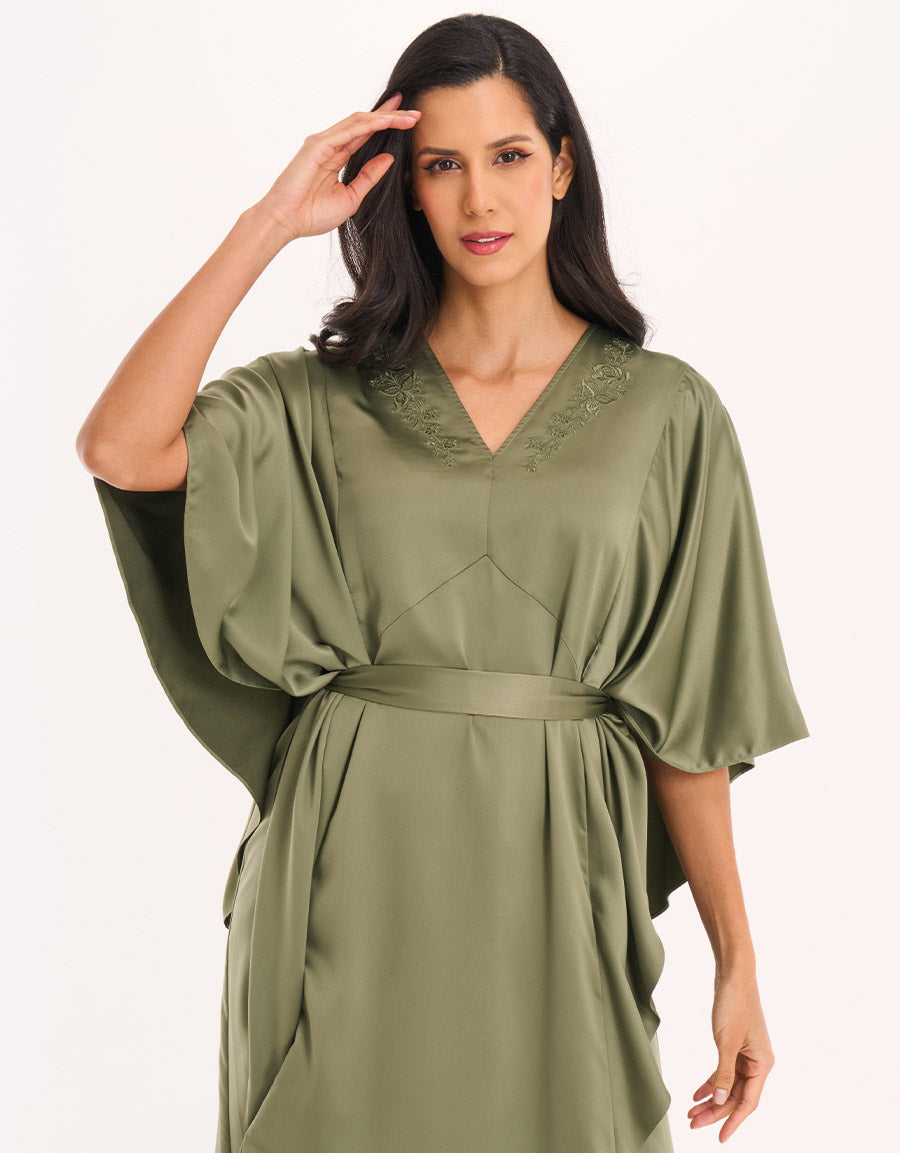 Floral Satin Daydress