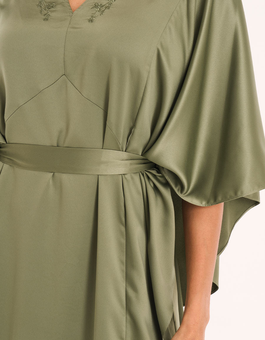 Floral Satin Daydress