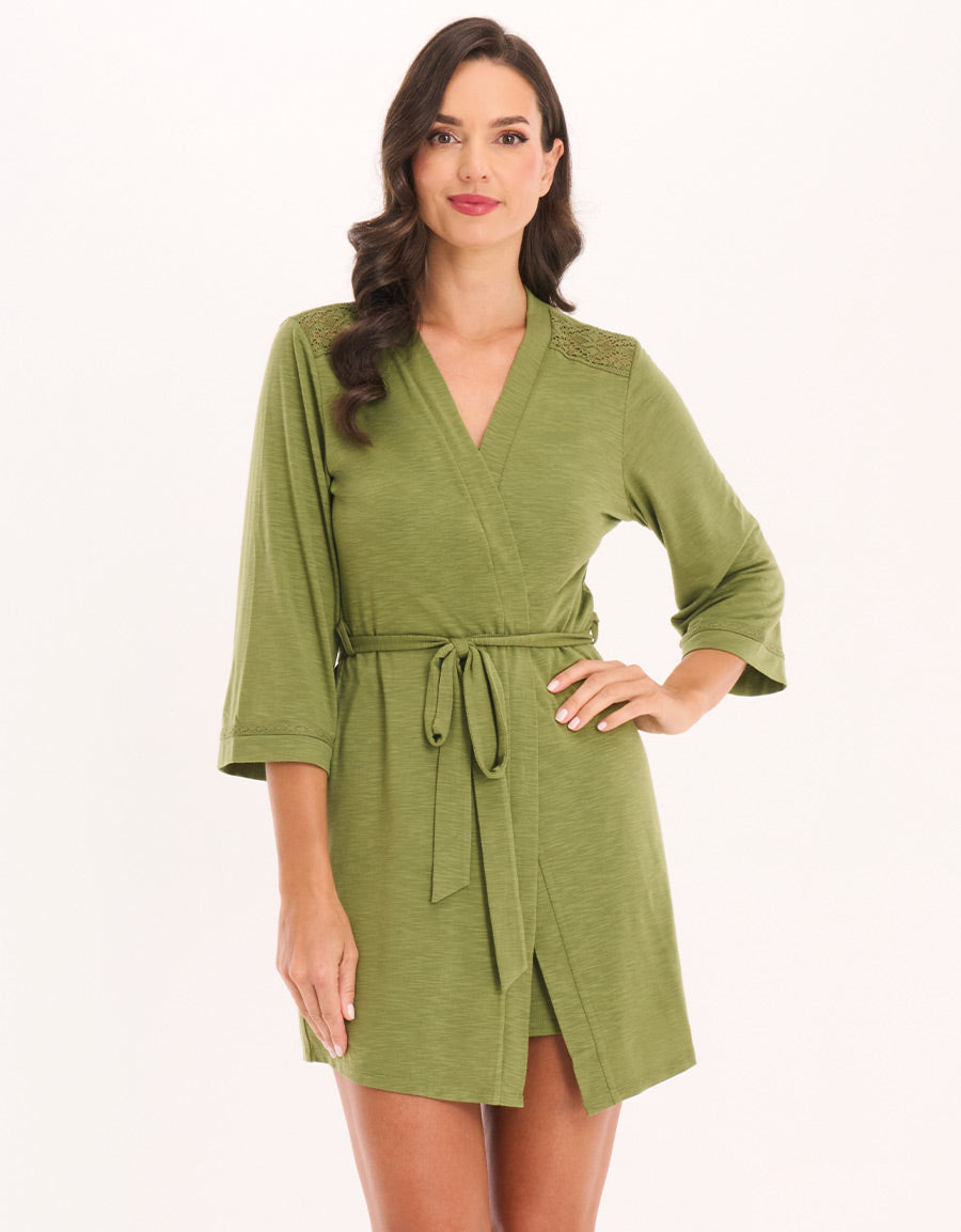 Green Short Dress Set