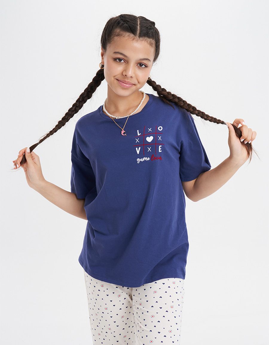 Navy Pajama Set