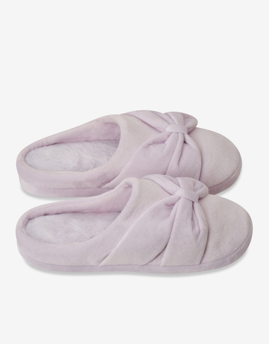 Lilac Closed Toe Slippers