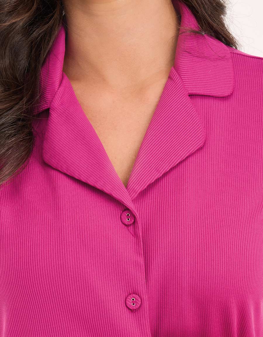 Ribbed Pajama Set