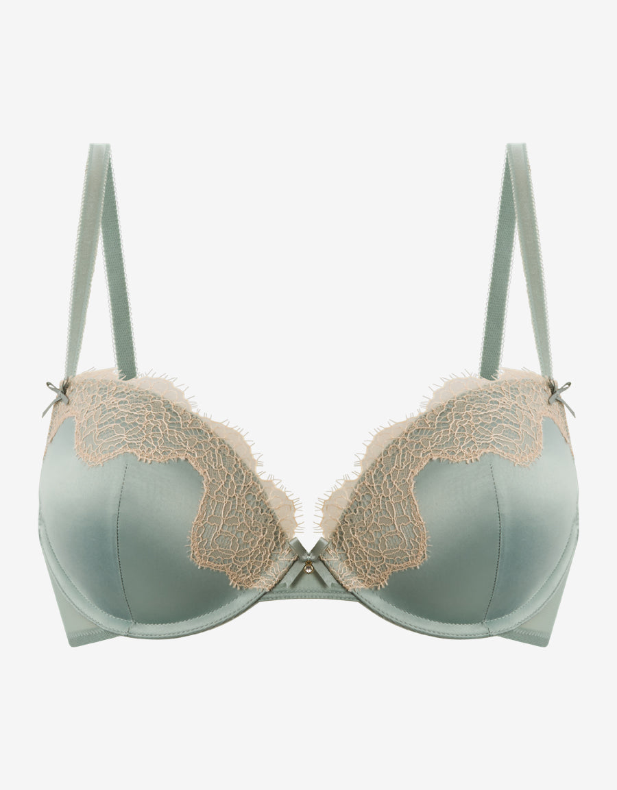 Lace Plunge Push-Up Bra
