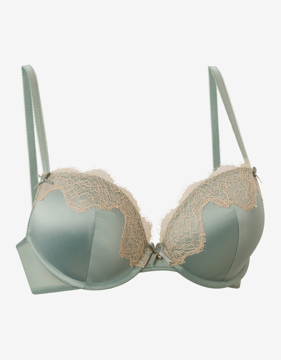 Lace Plunge Push-Up Bra