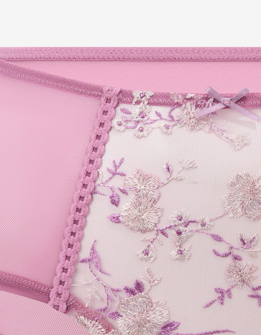 Mesh And Embroidery Boxer