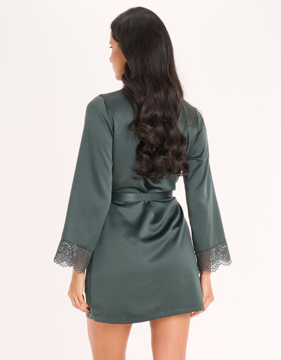 Satin Short Dress