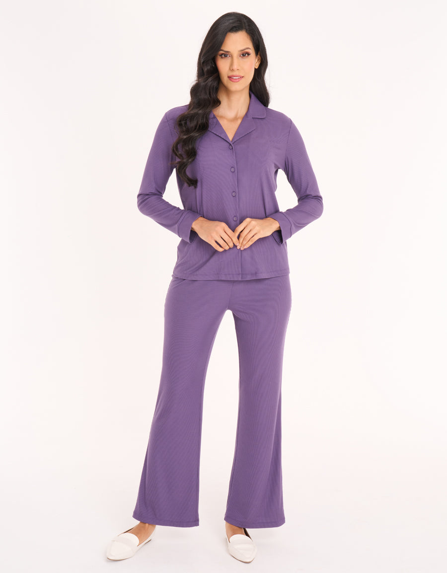 Rib Pajama Set