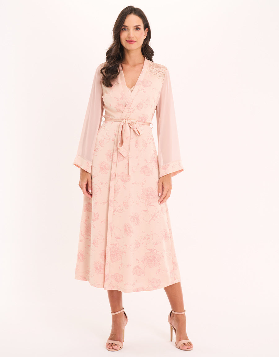 Satin Long Robe