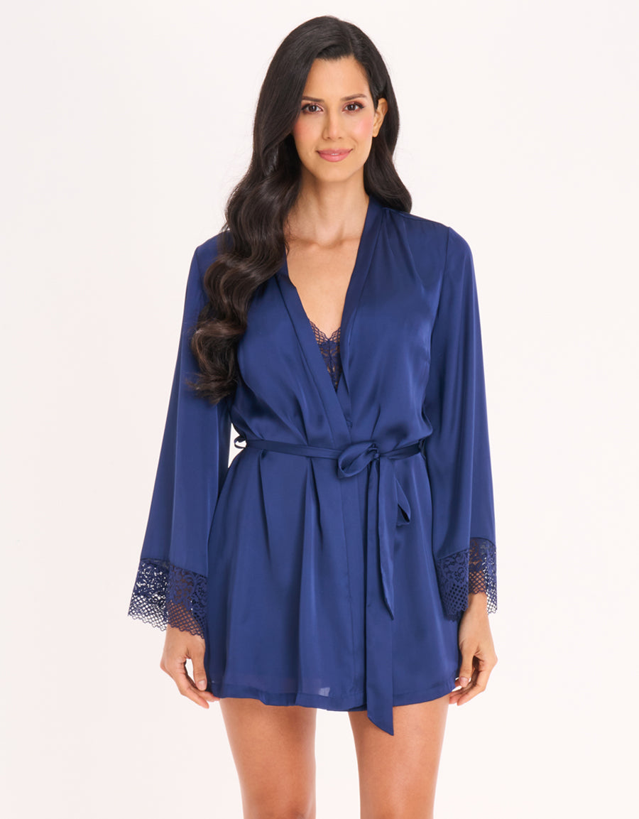 Satin Short Robe