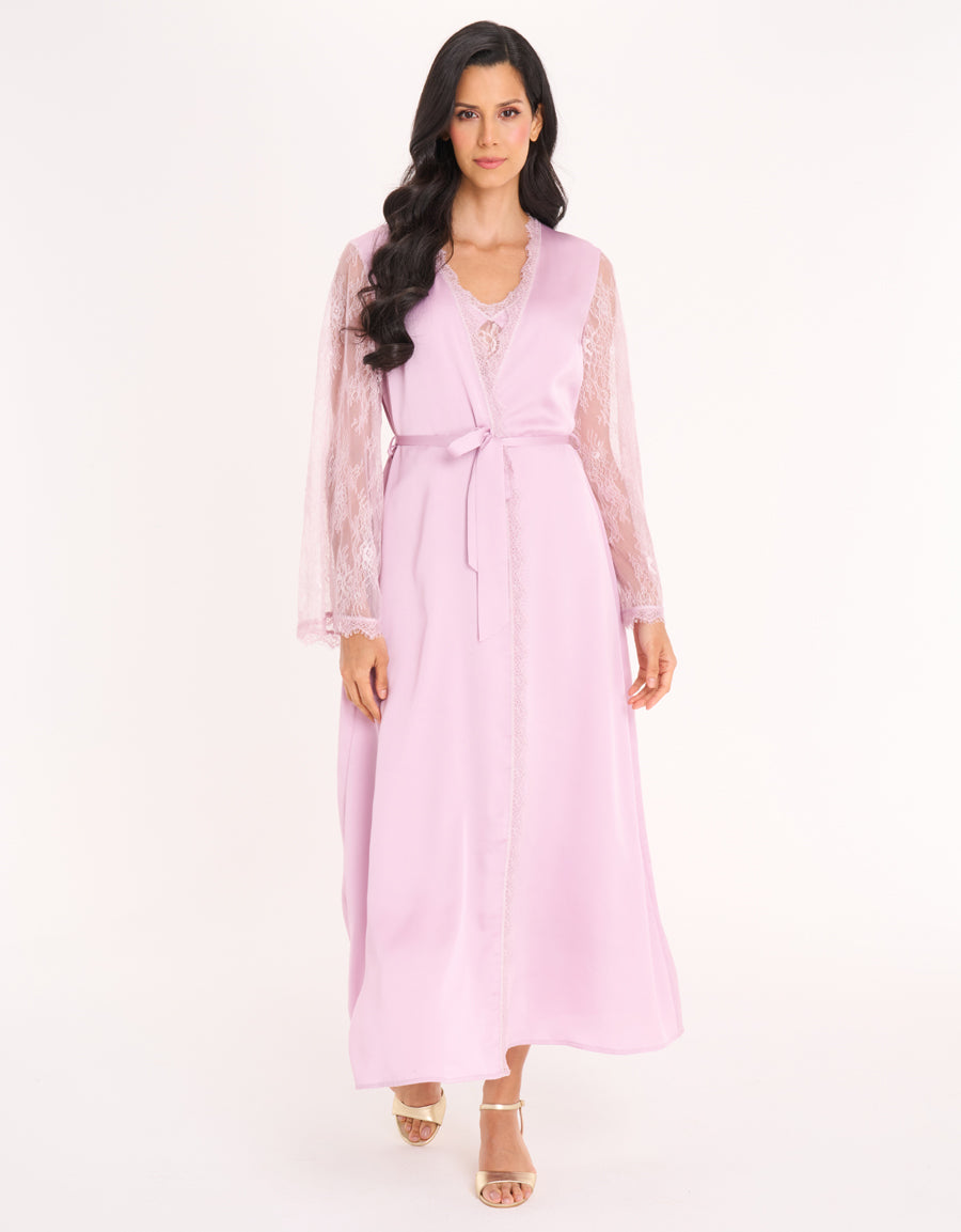 Satin Long Robe