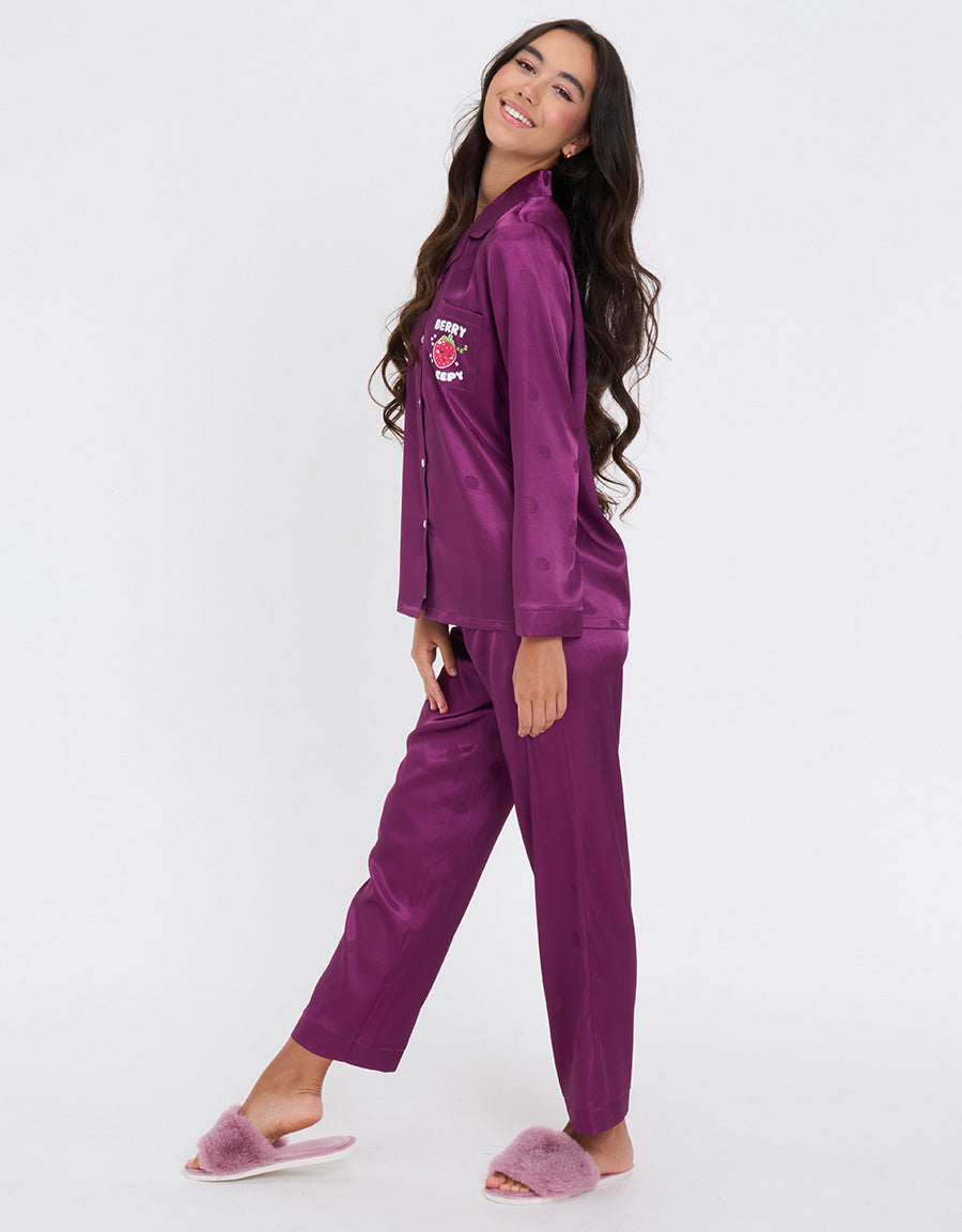  Satin Pajama Set