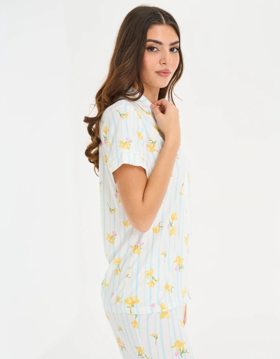 Floral Print Pajama Set