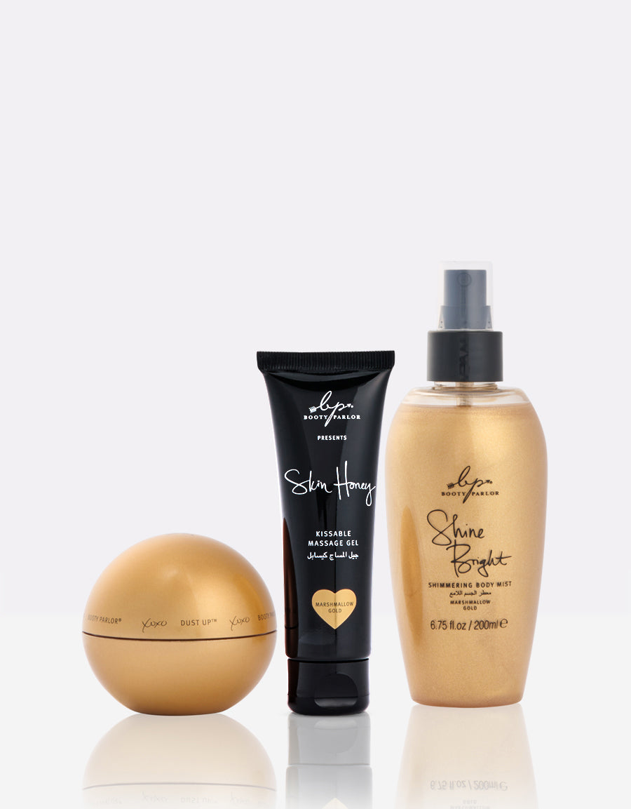 Bootylicious Candy Bar Marshmallow Gold Gift Set