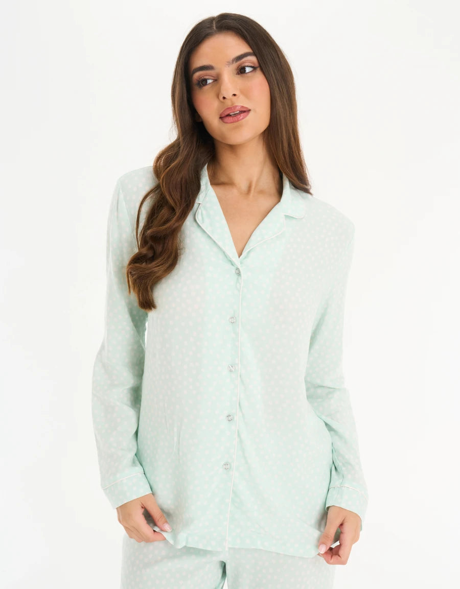 Floral Print Pajama Set